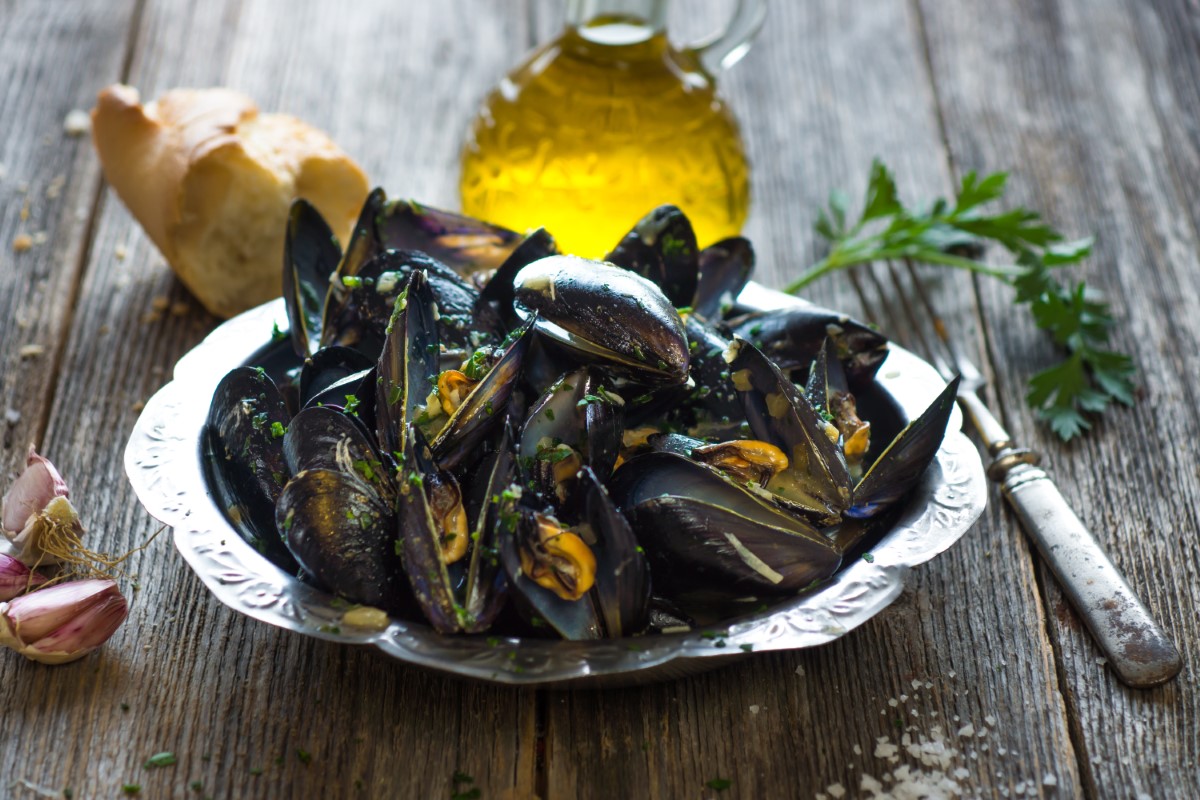 Mussels,With,Buzara,Sauce