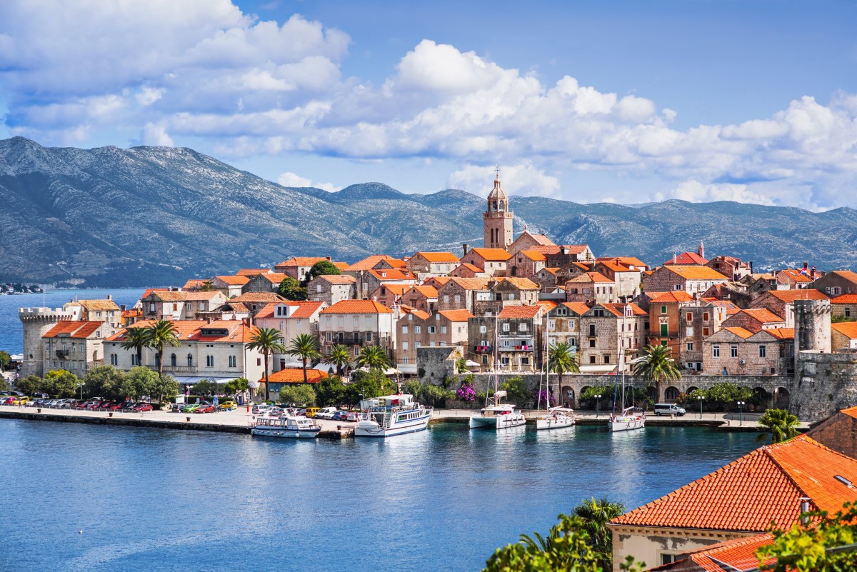 View,Of,The,Korcula,Town,,Korcula,Island,,Dalmatia,,Croatia