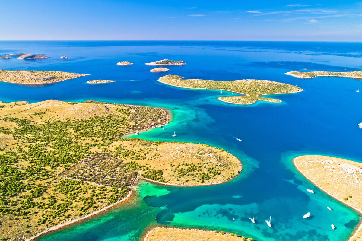 Kornati.,Amazing,Island,Archipelago,Landscape,Of,Kornati,National,Park,Aerial
