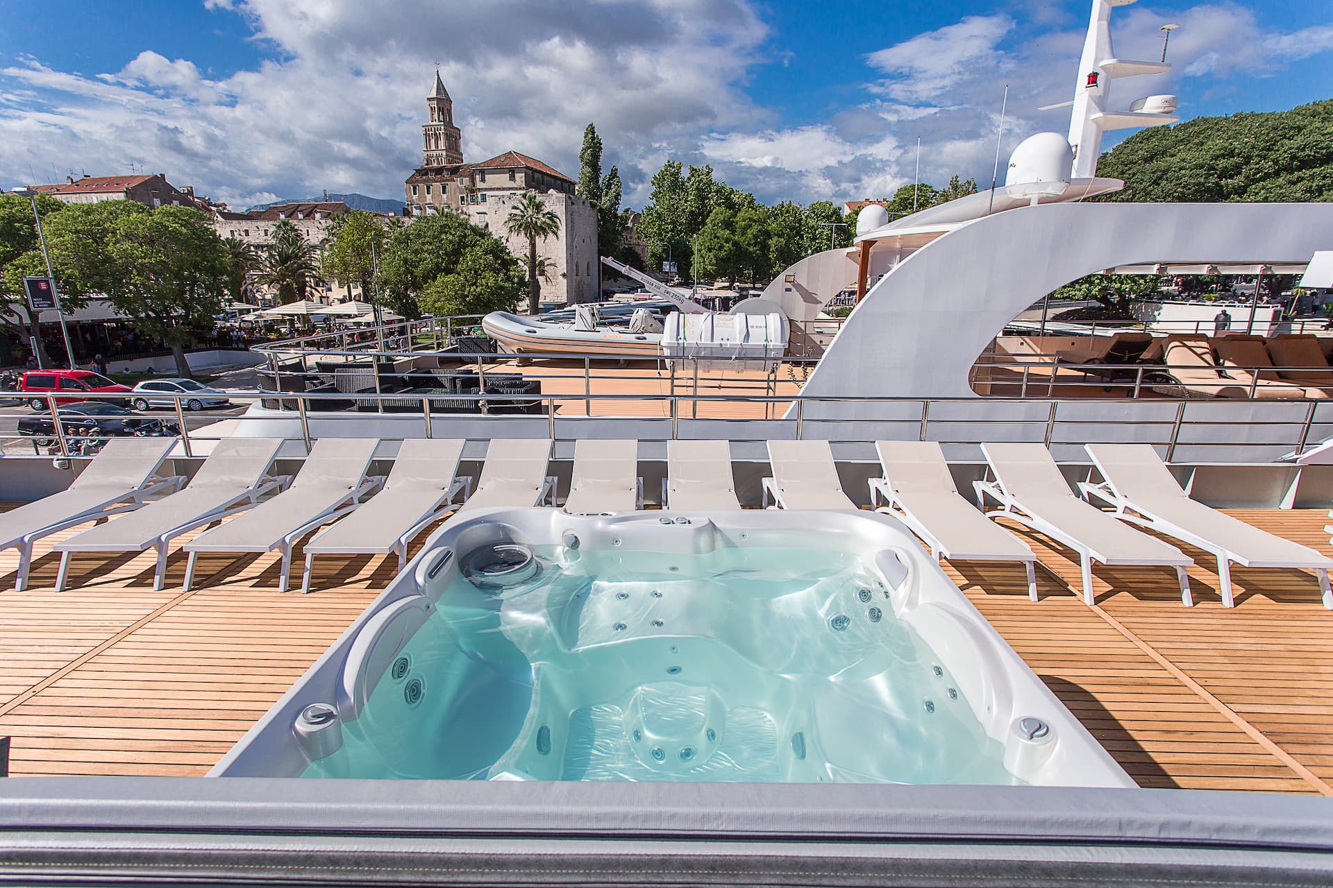 Ave Maria Croatia cruise ship jacuzzi