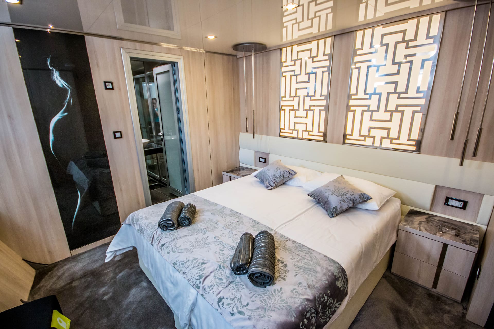 MV Black Swan Croatia cruise ship cabin