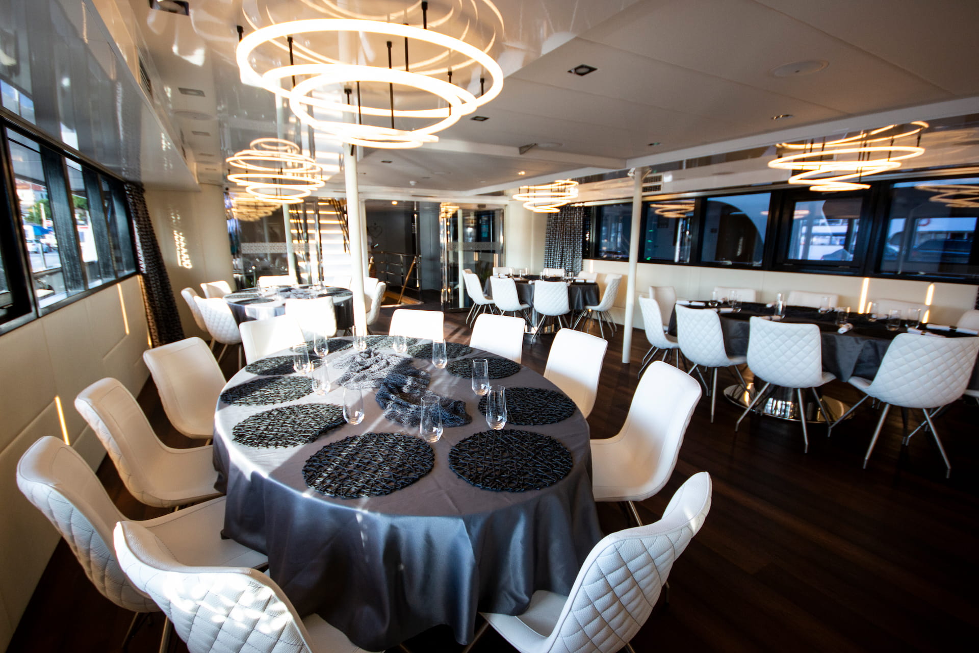 MV Black Swan Croatia cruise ship dining