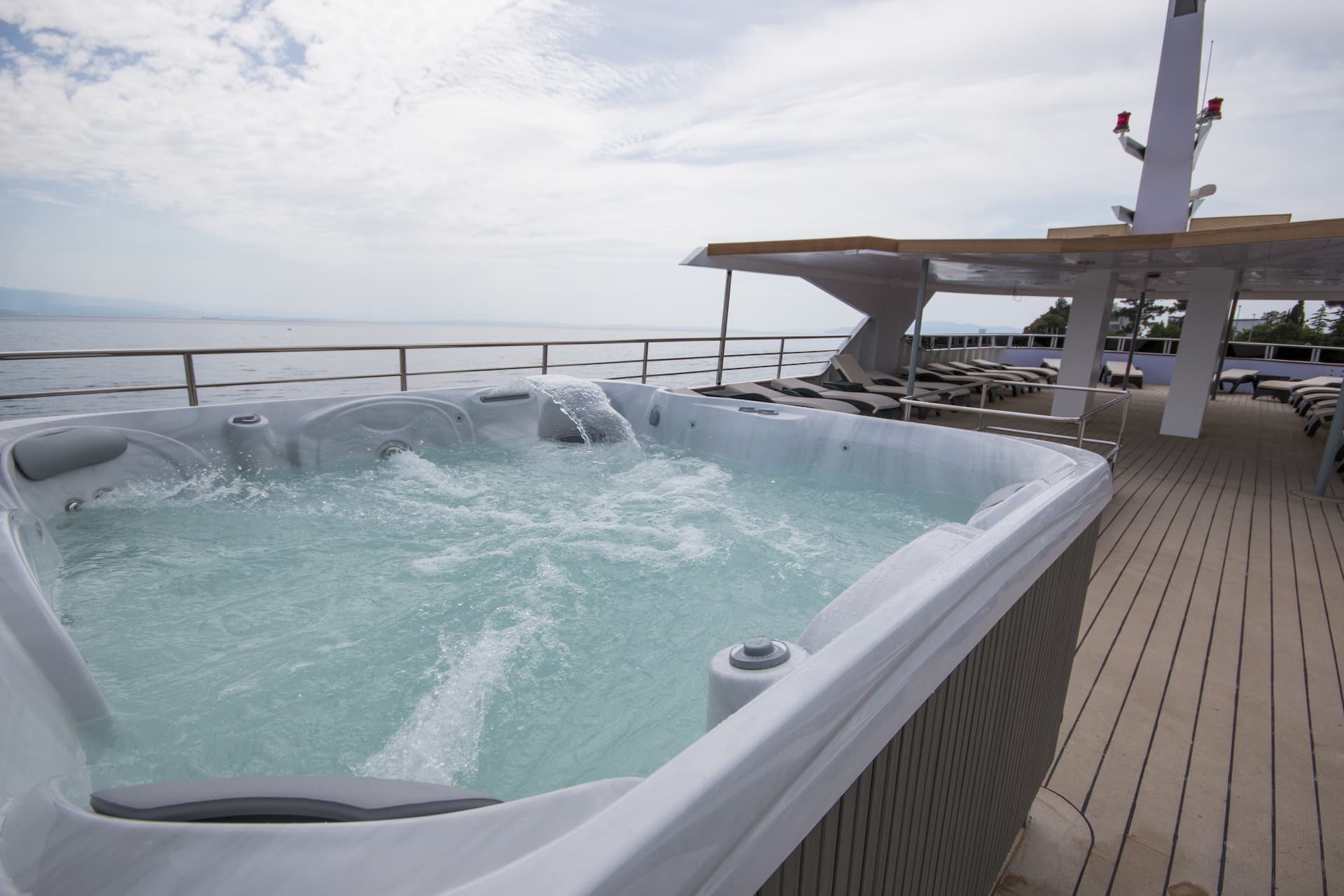 MV Infinity Croatia cruise ship jacuzzi