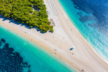 Zlatni Rat is the most famous beach in Croatia