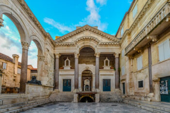 the diocletian palace in split