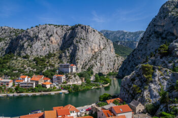 the view of cetina river canyon on croatia family vacation with Always Croatia