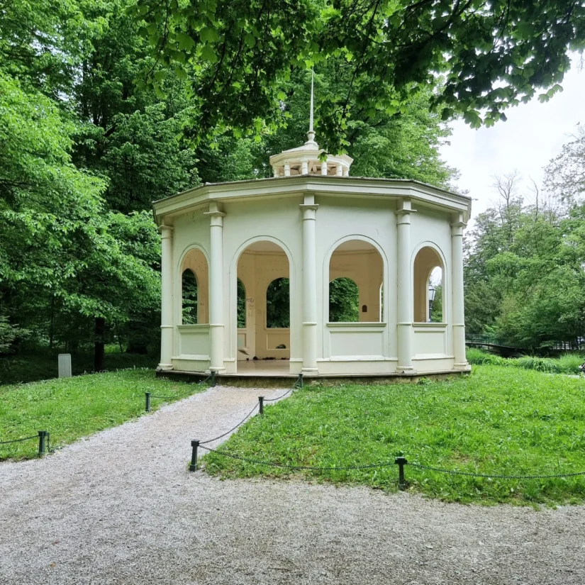 Gazeboo in Maksimir park, Zagreb
