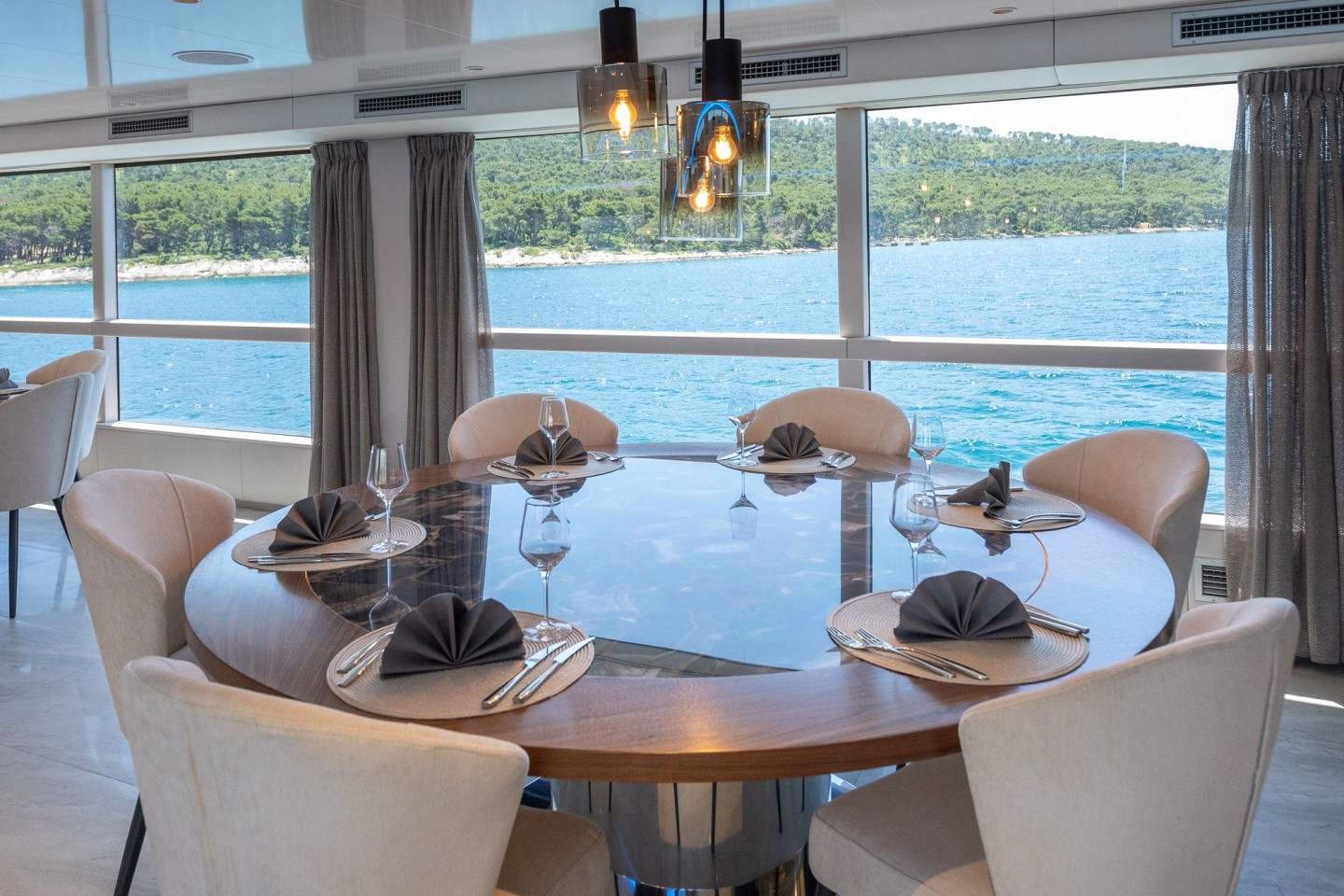 Adriatic king Croatia Cruise Ship dining room